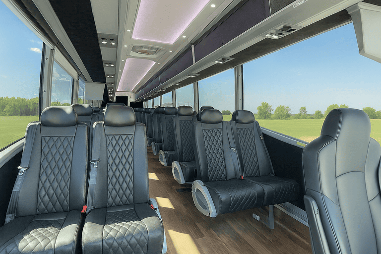 coach bus in Pittsburg